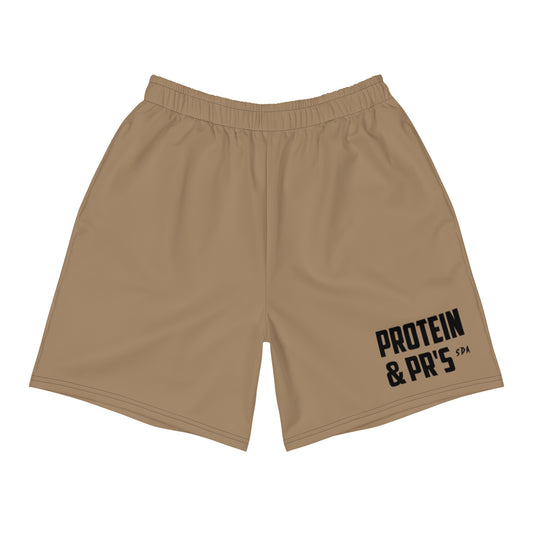 PROTEIN AND PRs Unisex 6.5" Inseam Shorts (desert sand)