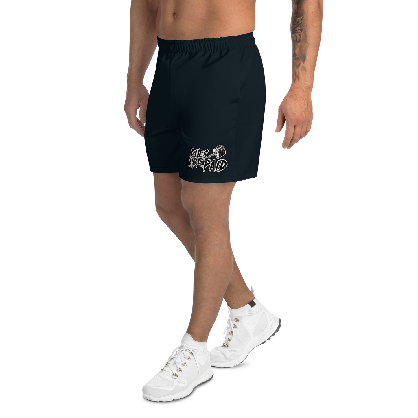 DUES ARE PAID Unisex 6.5" inseam Shorts (dark blue)