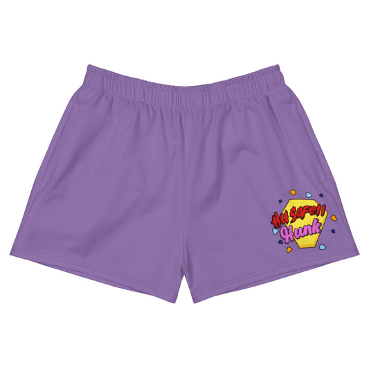 HUSAFELL HUNK Unisex 2.5" Inseam Shorts (lavender)