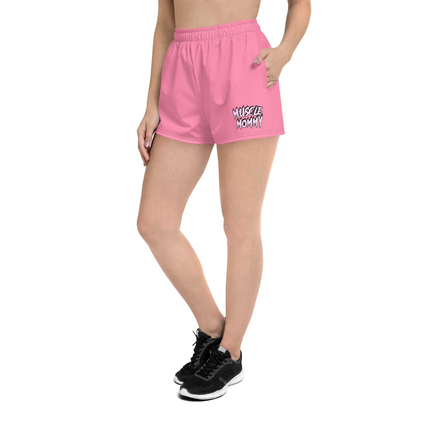 MUSCLE MOMMY Women’s 2.5" Inseam Shorts (pink)