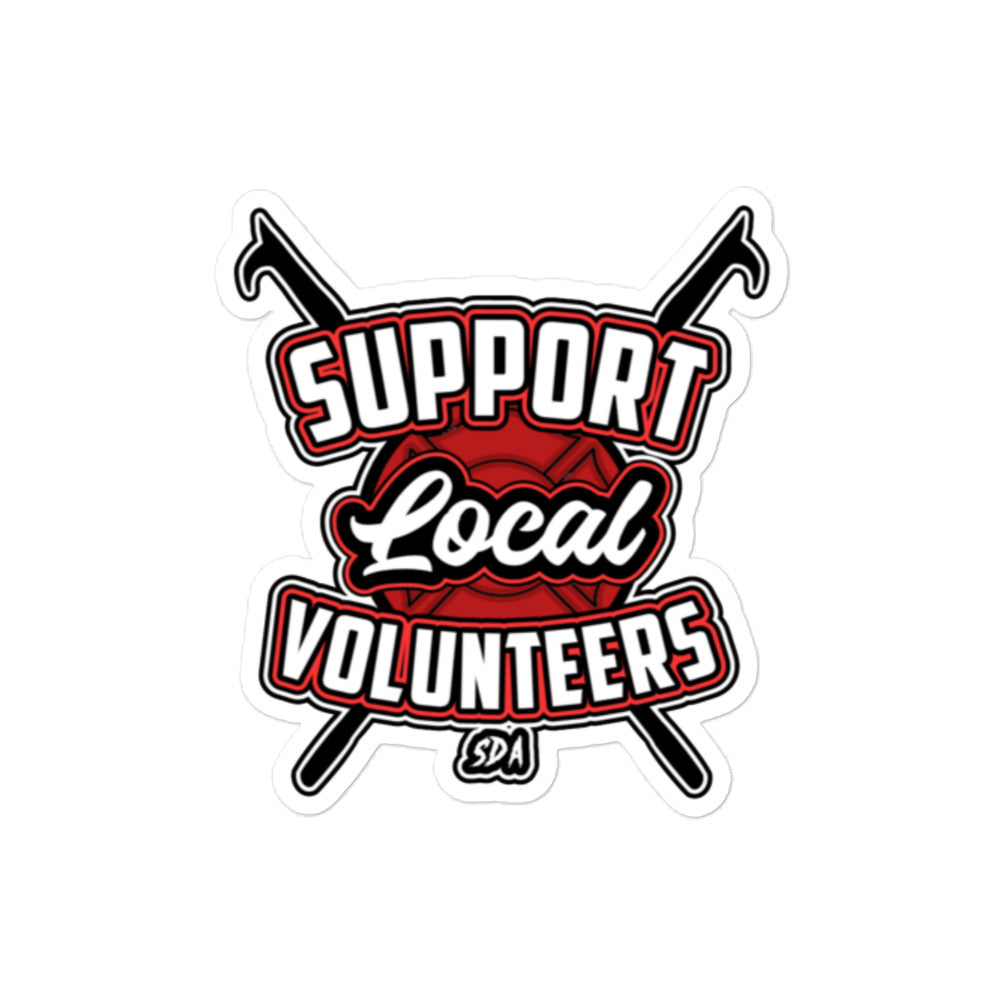 SUPPORT LOCAL SPEAR AND SHIELD Bubble-free stickers