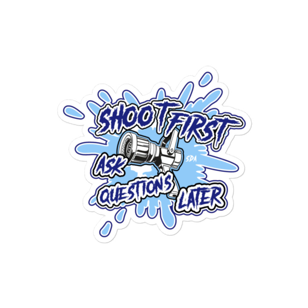 SHOOT NOW Bubble-free stickers