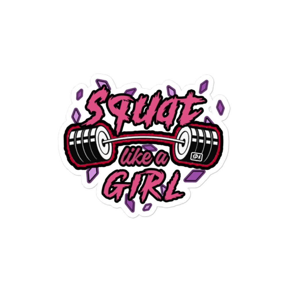 LIKE A GIRL Bubble-free stickers