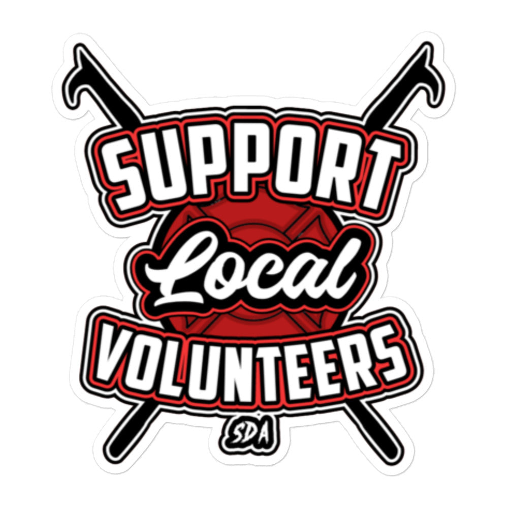 SUPPORT LOCAL SPEAR AND SHIELD Bubble-free stickers