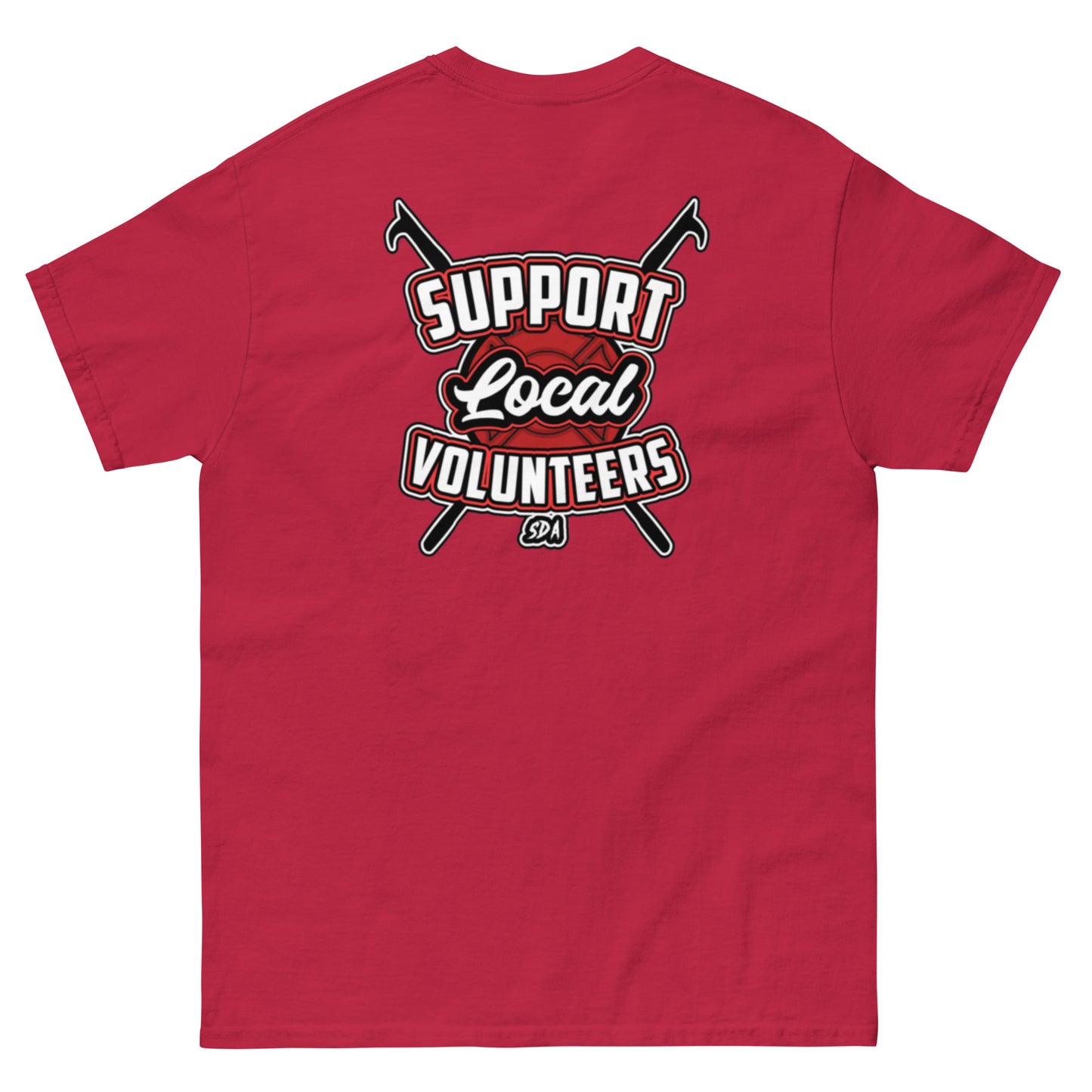 Support Volunteers Shield and Spears classic tee
