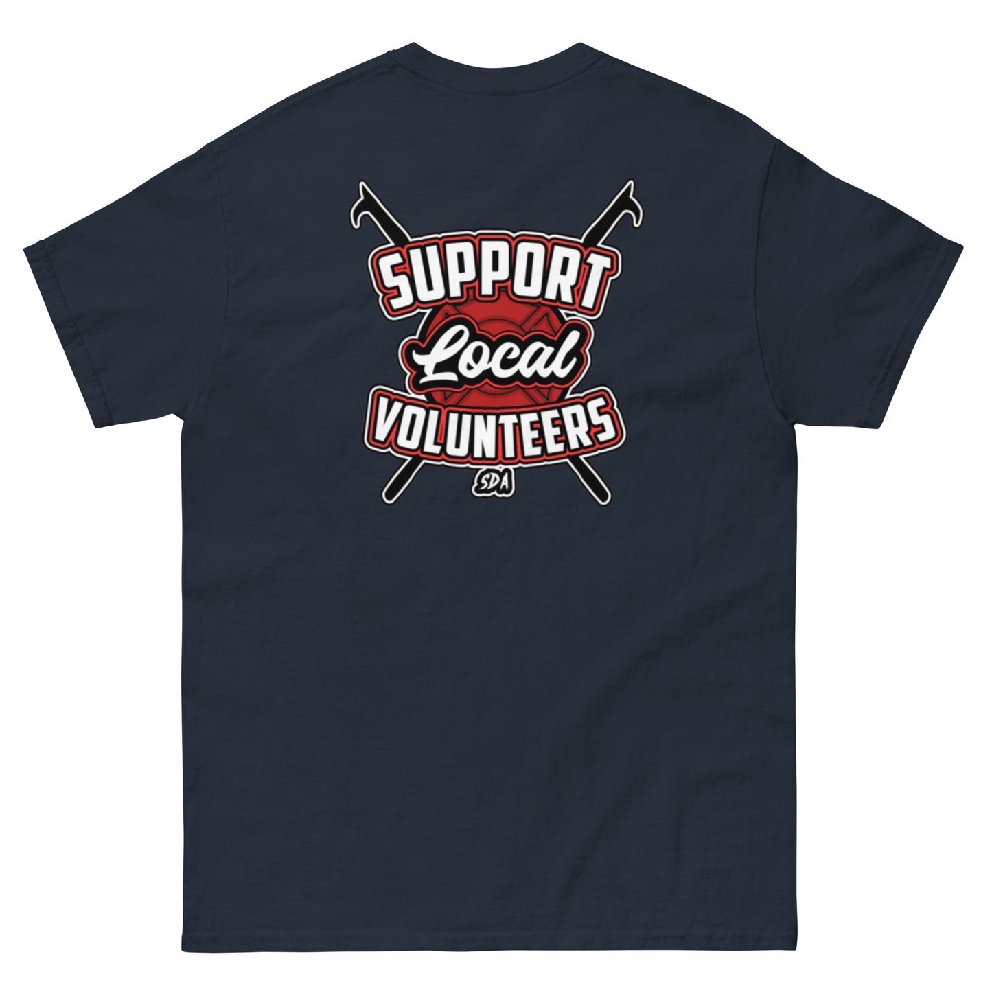 Support Volunteers Shield and Spears classic tee