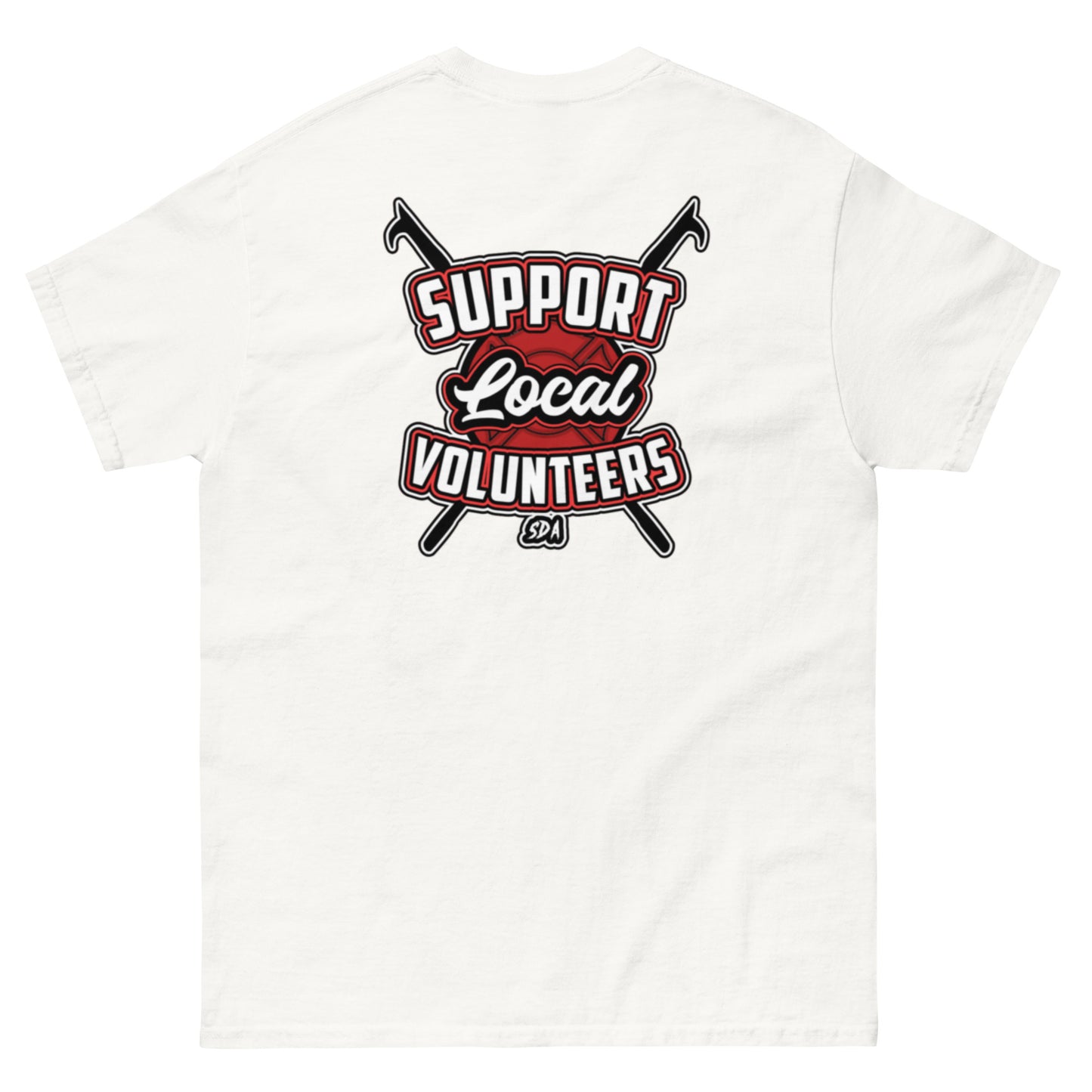 Support Volunteers Shield and Spears classic tee