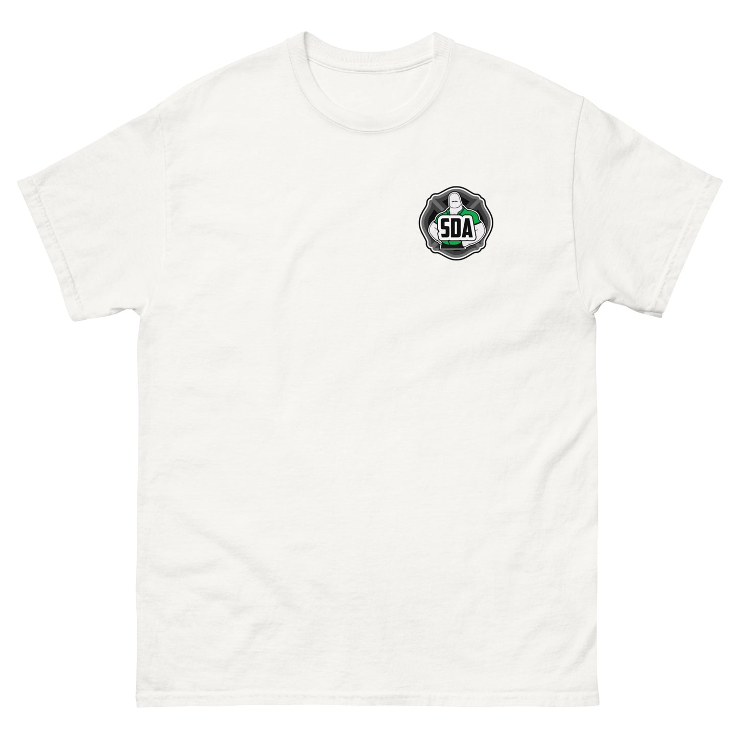 Support Volunteers Shield and Axes classic tee