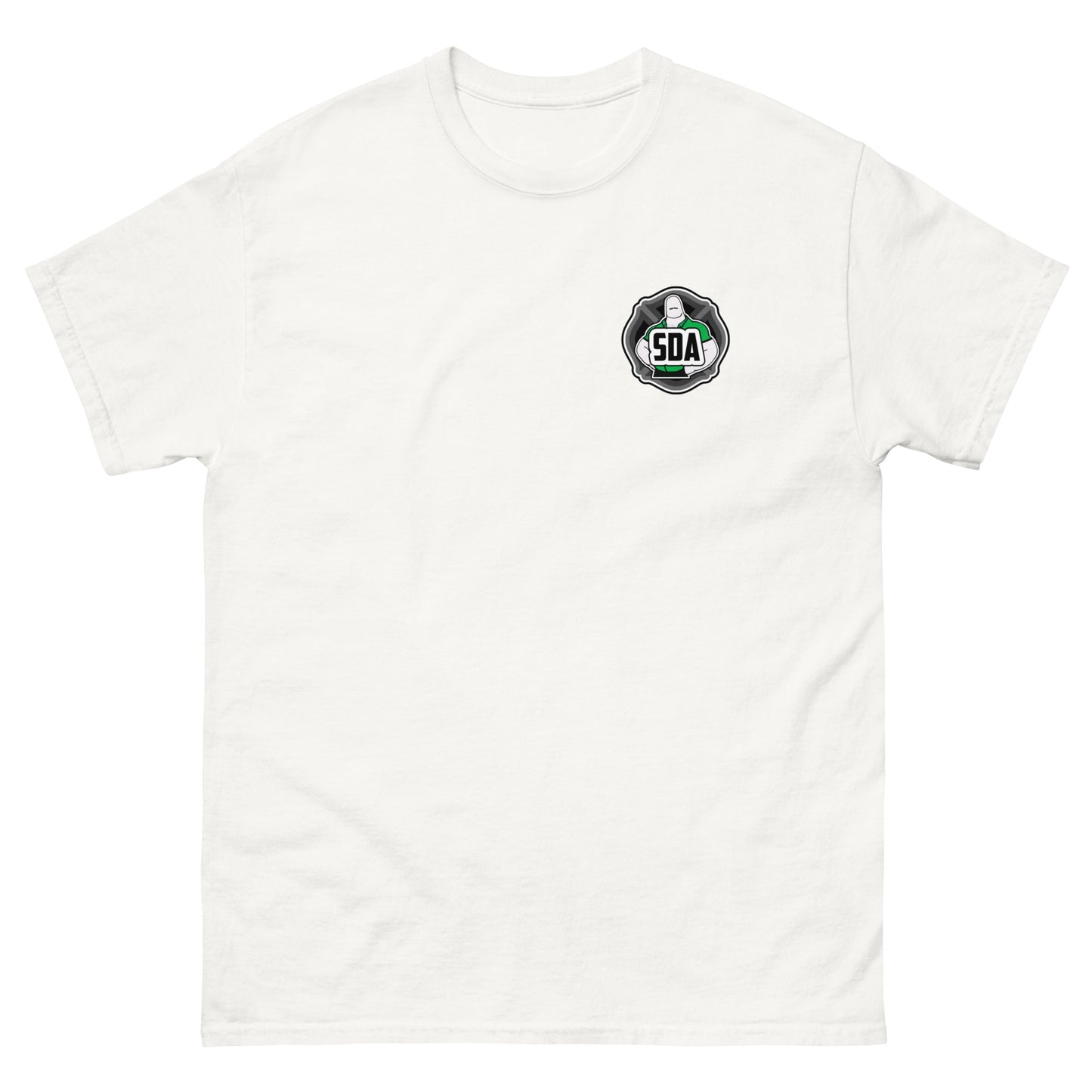 Support Volunteers Shield and Spears classic tee