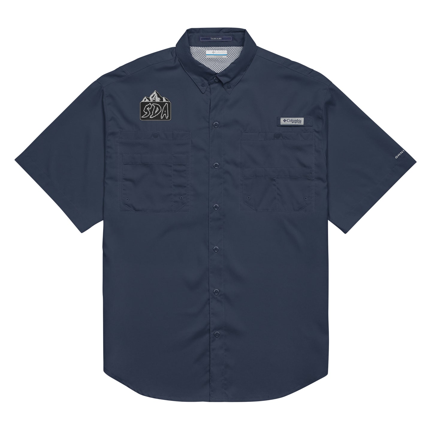 SDA Men’s Columbia short sleeve button shirt