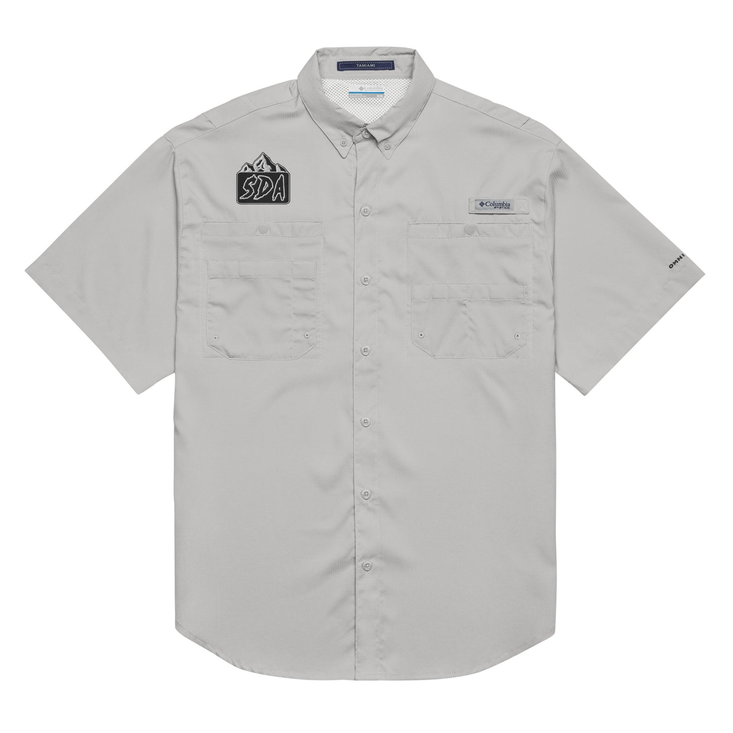 SDA Men’s Columbia short sleeve button shirt