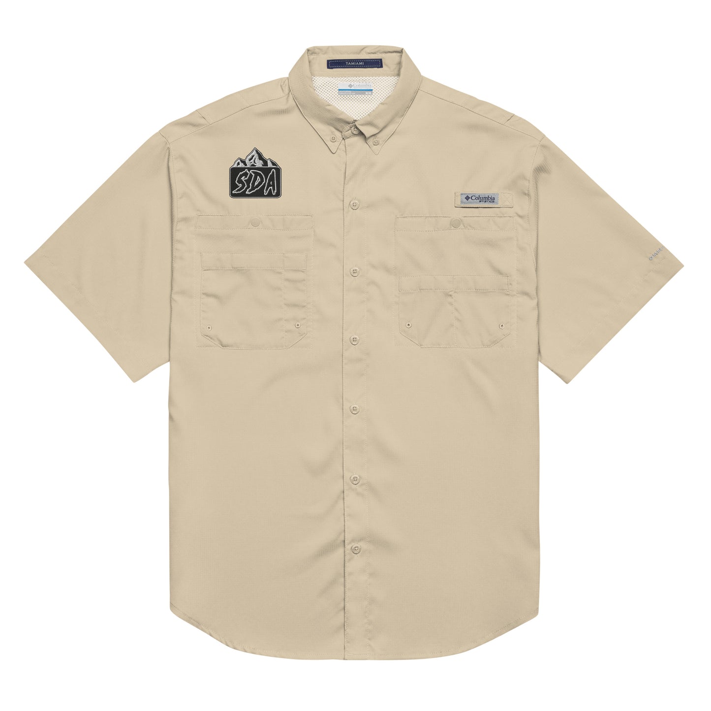 SDA Men’s Columbia short sleeve button shirt