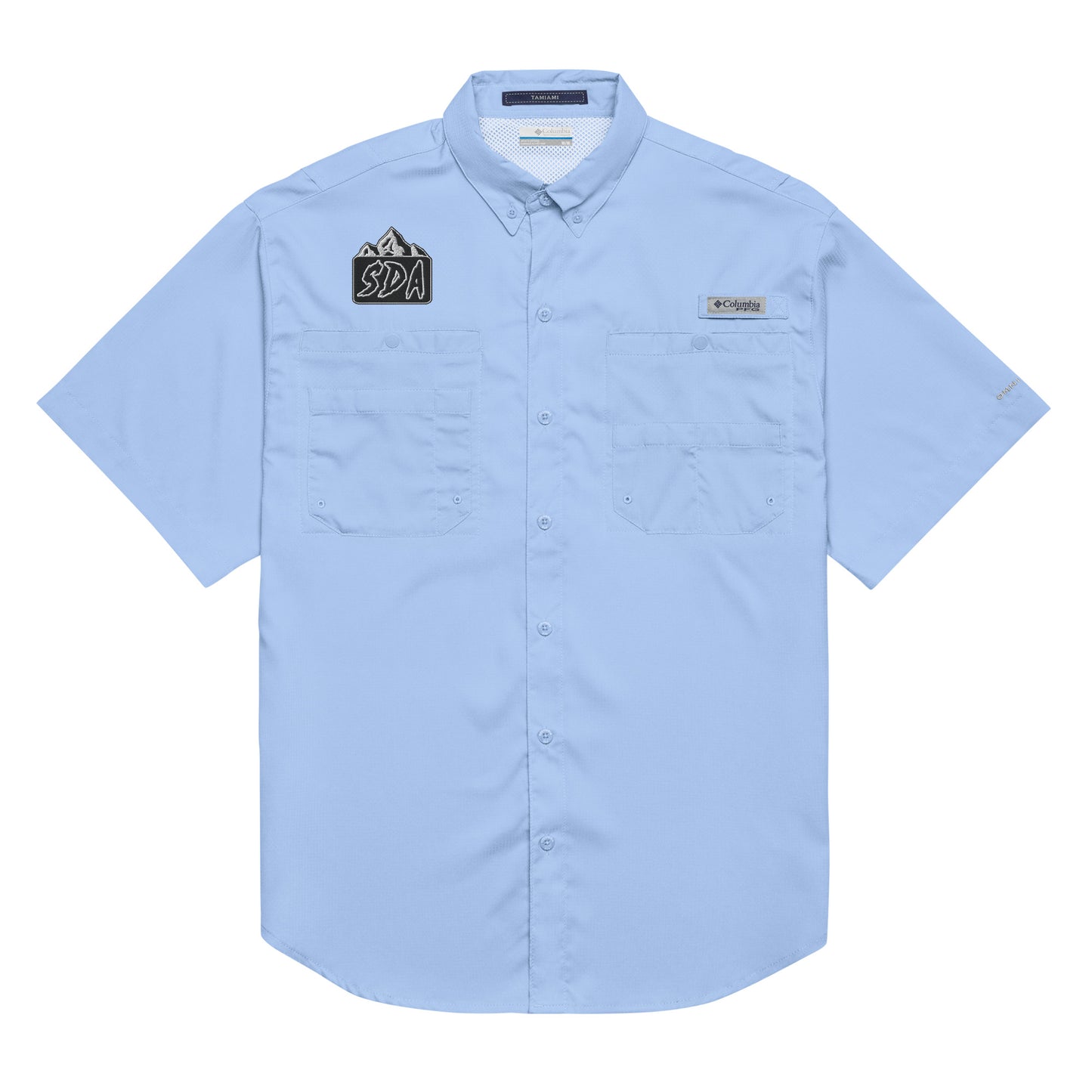 SDA Men’s Columbia short sleeve button shirt