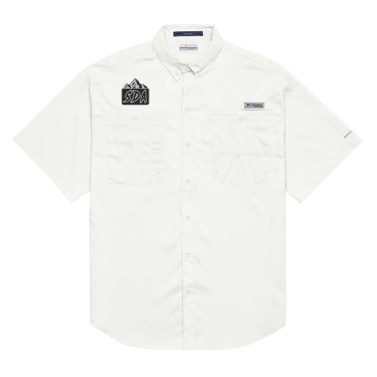SDA Men’s Columbia short sleeve button shirt