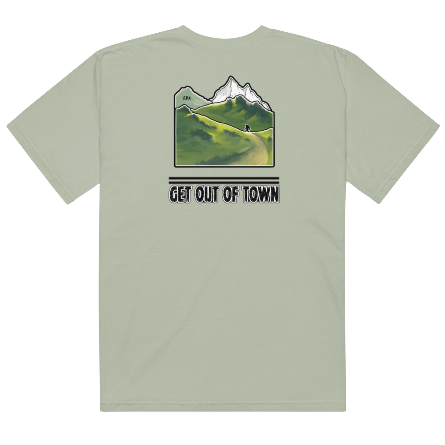 GET OUT OF TOWN Unisex heavyweight tee