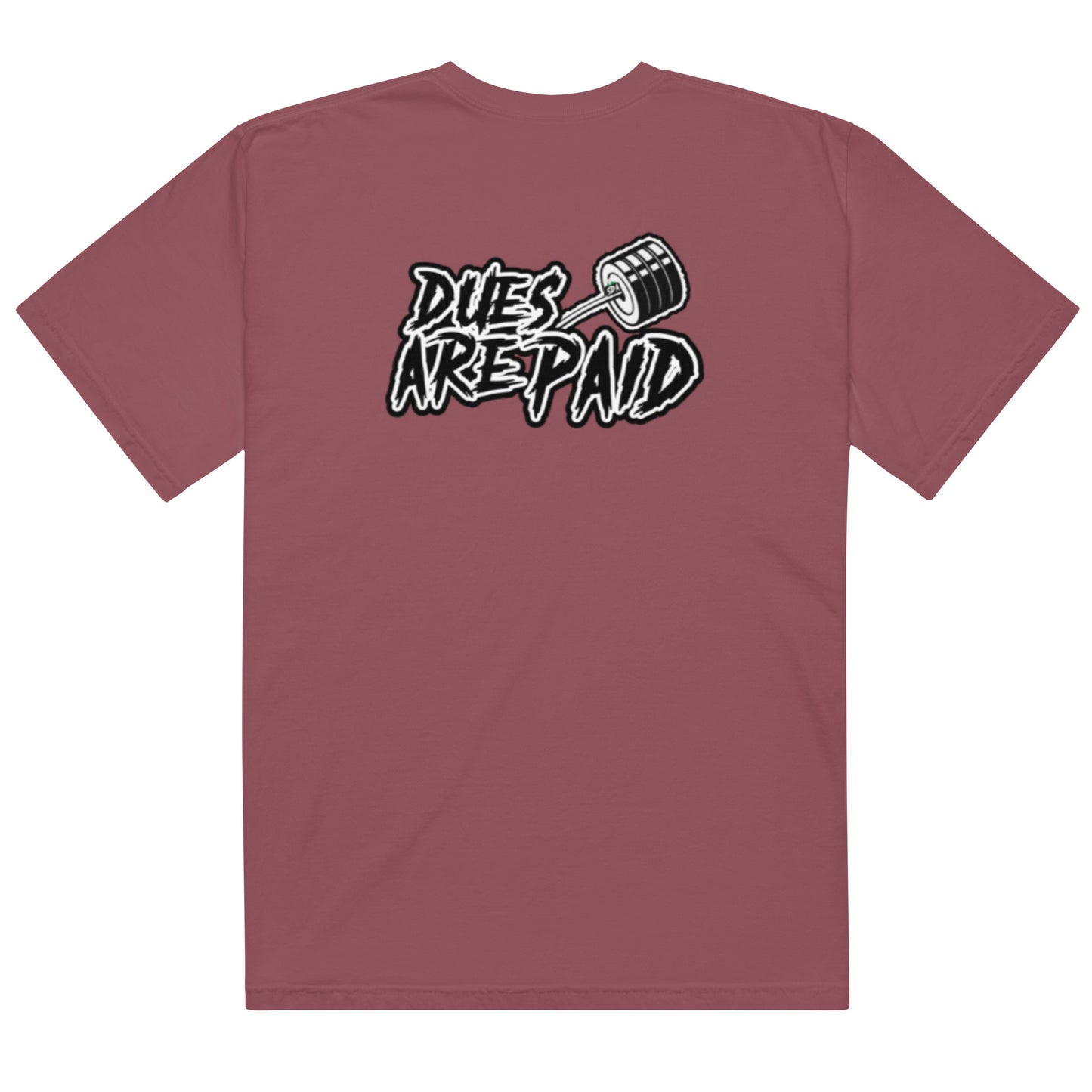 DUES ARE PAID Unisex heavyweight tee