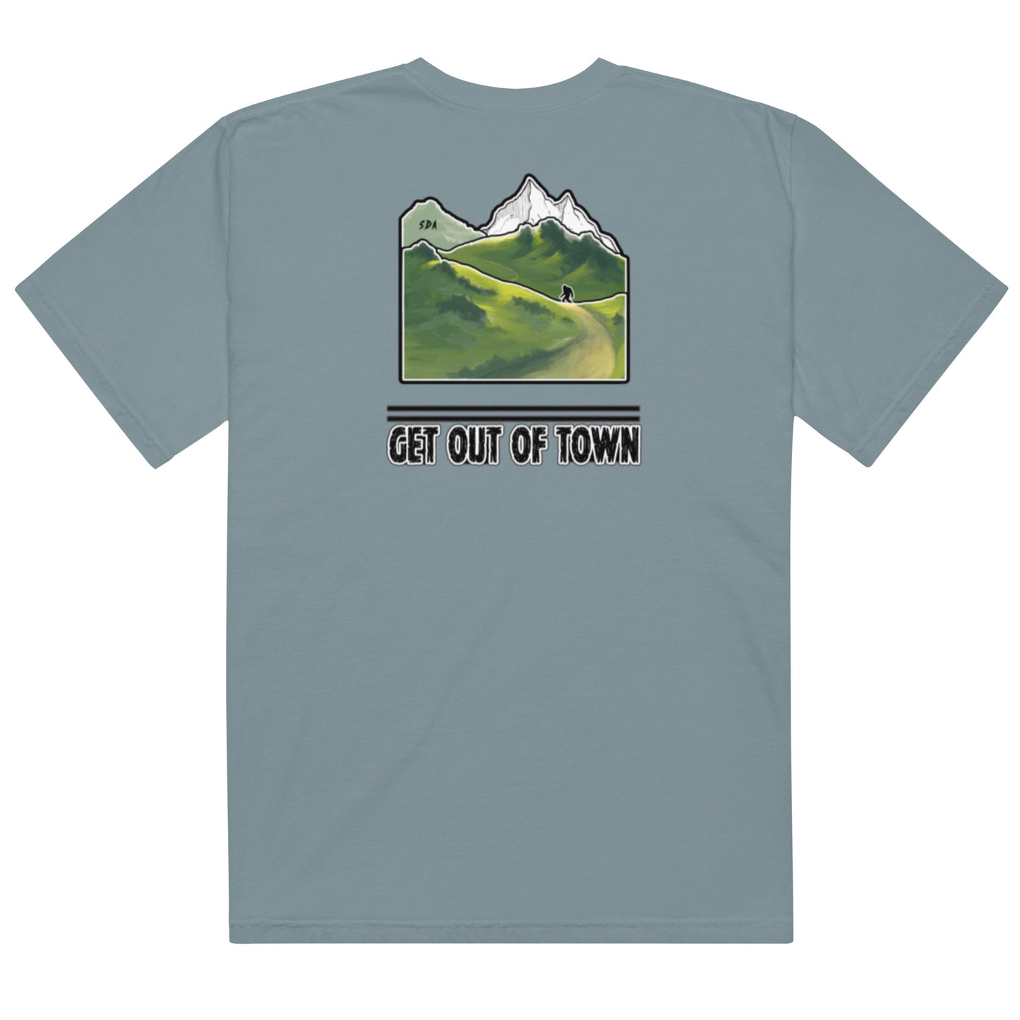 GET OUT OF TOWN Unisex heavyweight tee