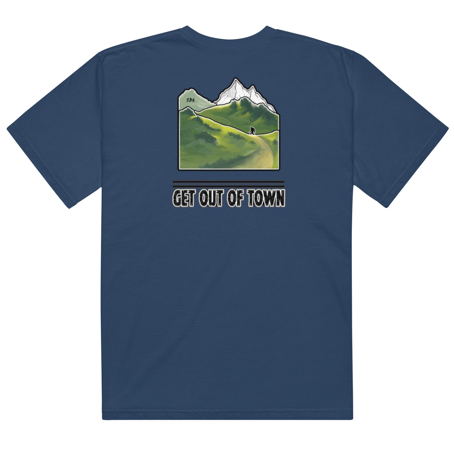 GET OUT OF TOWN Unisex heavyweight tee