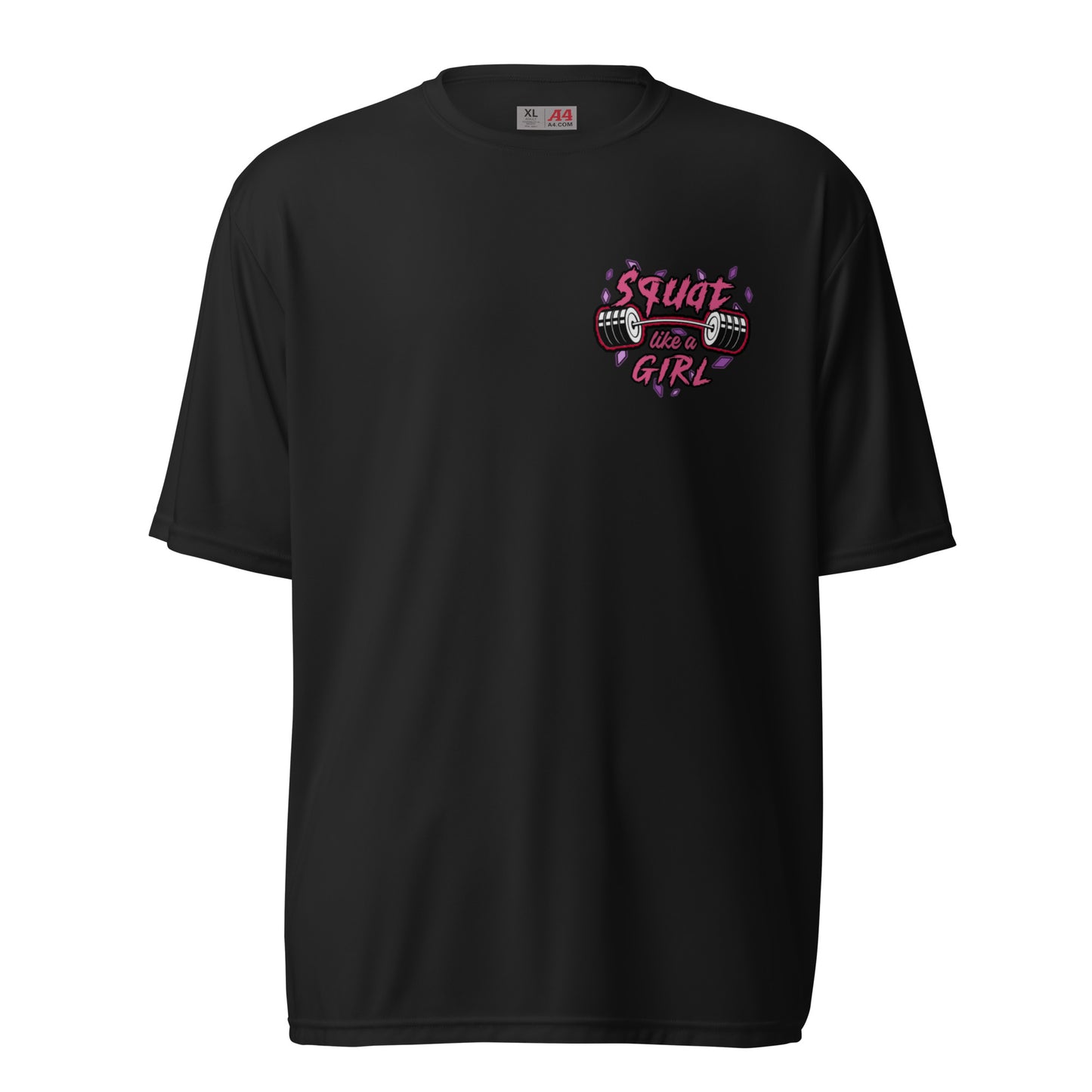SQUAT LIKE A GIRL relaxed fit performance tee