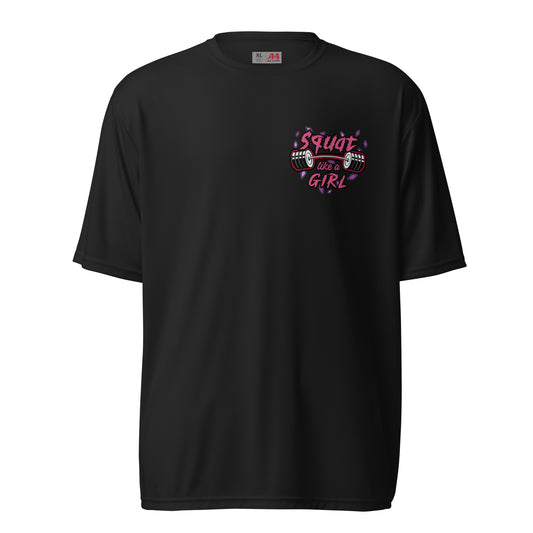 SQUAT LIKE A GIRL relaxed fit performance tee