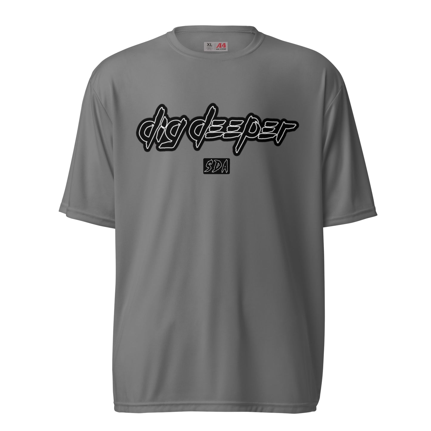 DIG DEEPER relaxed fit performance tee