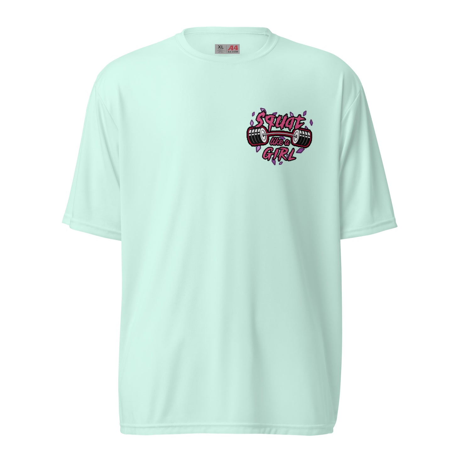 SQUAT LIKE A GIRL relaxed fit performance tee