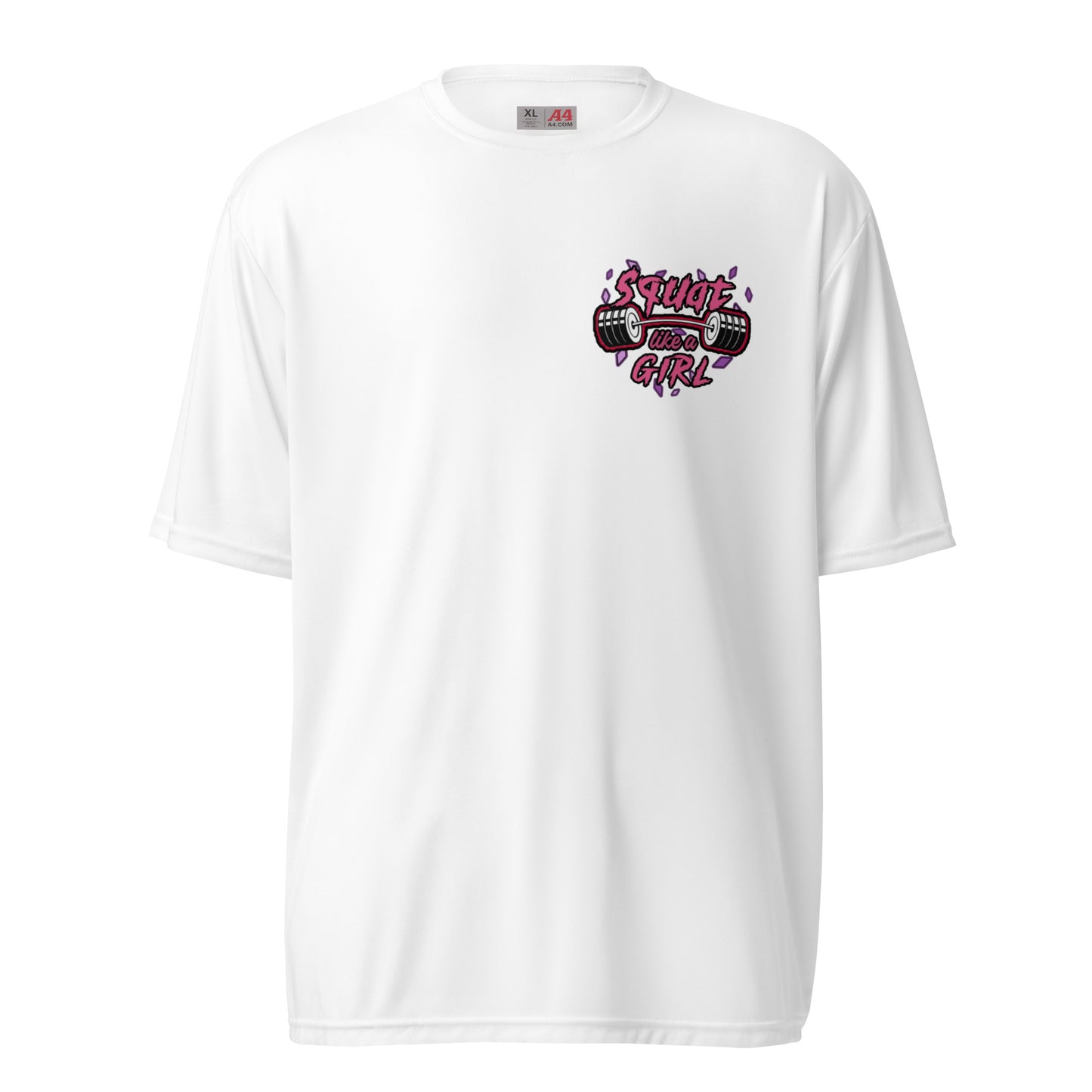 SQUAT LIKE A GIRL relaxed fit performance tee
