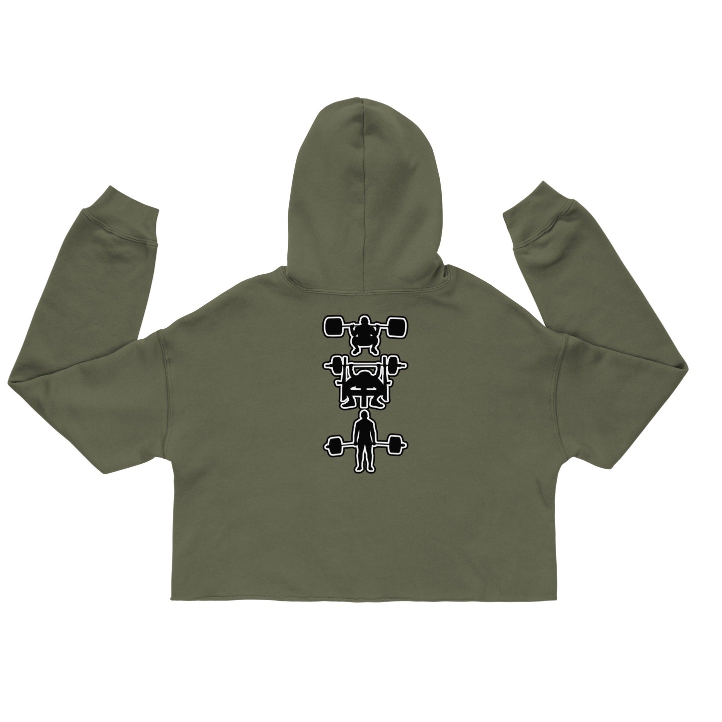 POWERLIFTER Crop Hoodie