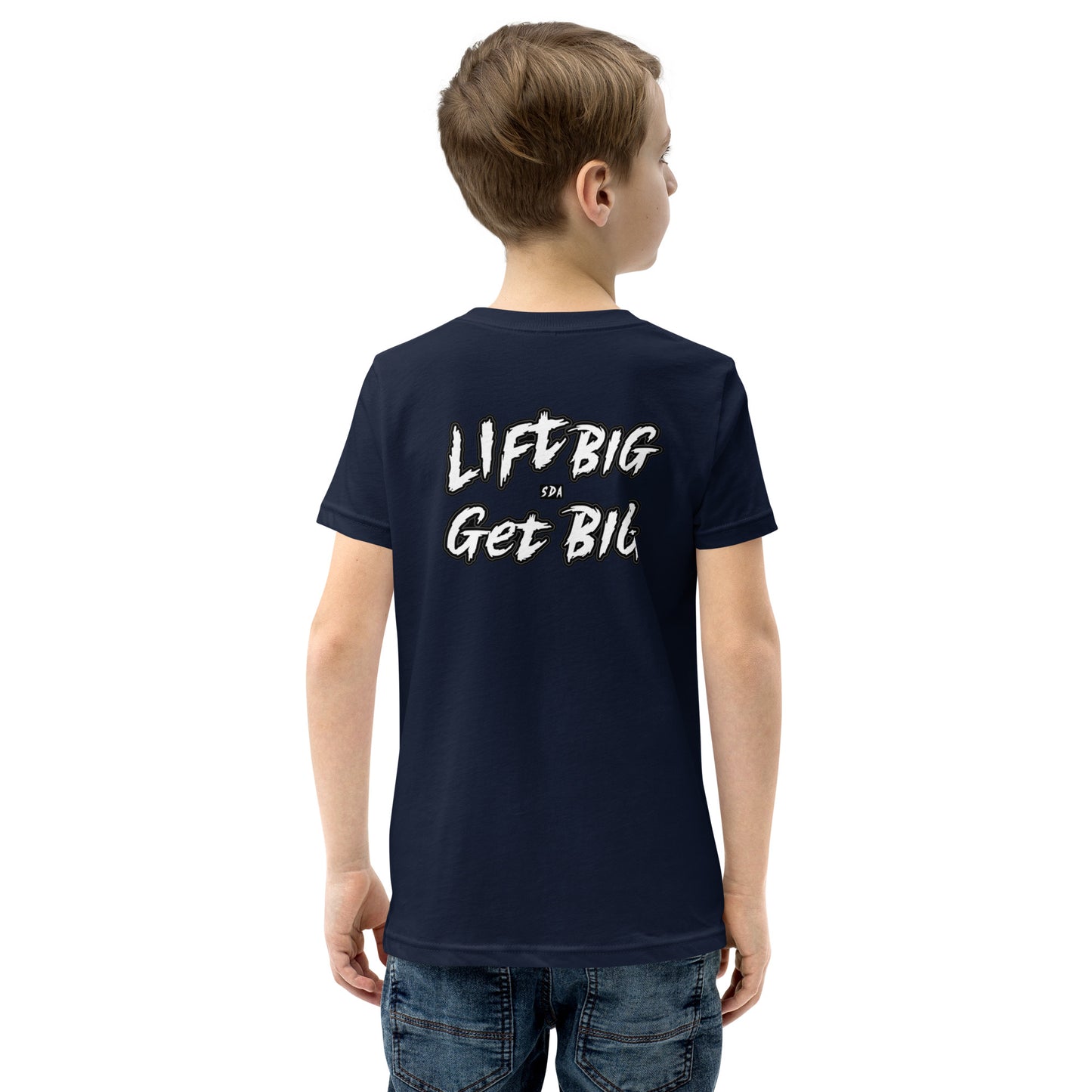 LIFT BIG GET BIG Youth Short Sleeve Tee