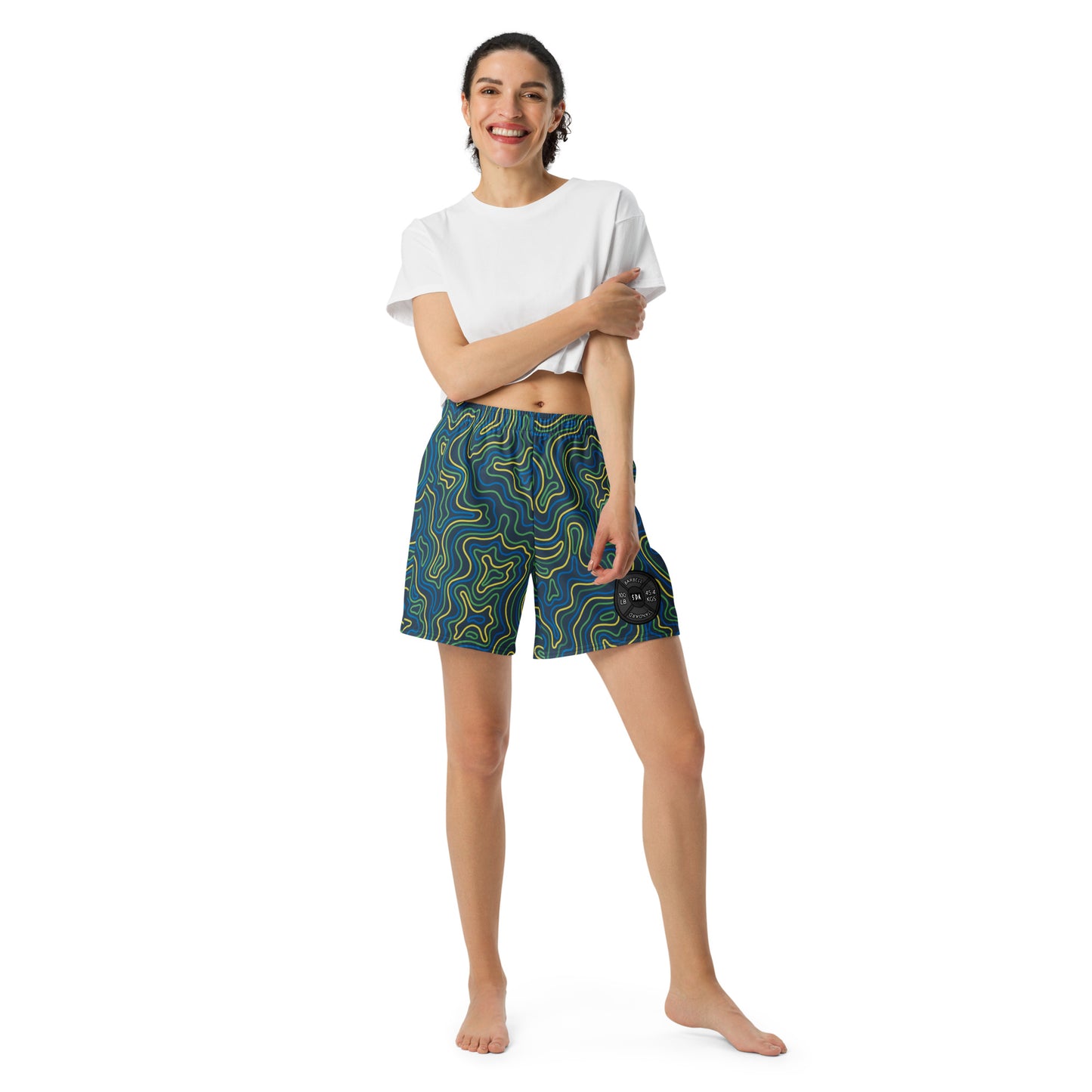 HEAVY CIRCLE Unisex 6.5" Inseam Shorts (color topo)