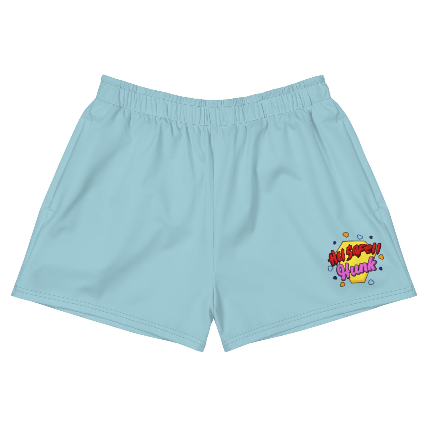 HUSAFELL HUNK Unisex 2.5" Inseam Shorts (light blue)