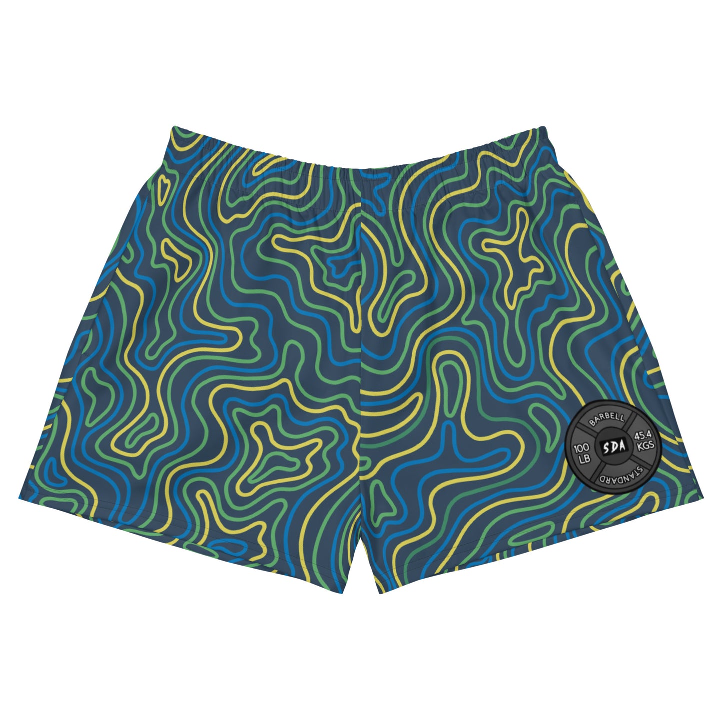 HEAVY CIRCLE Unisex 2.5" Inseam Shorts (color topo)