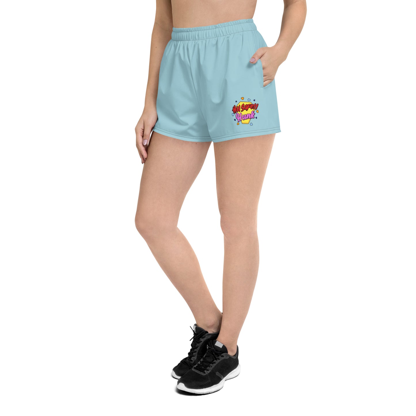 HUSAFELL HUNK Unisex 2.5" Inseam Shorts (light blue)