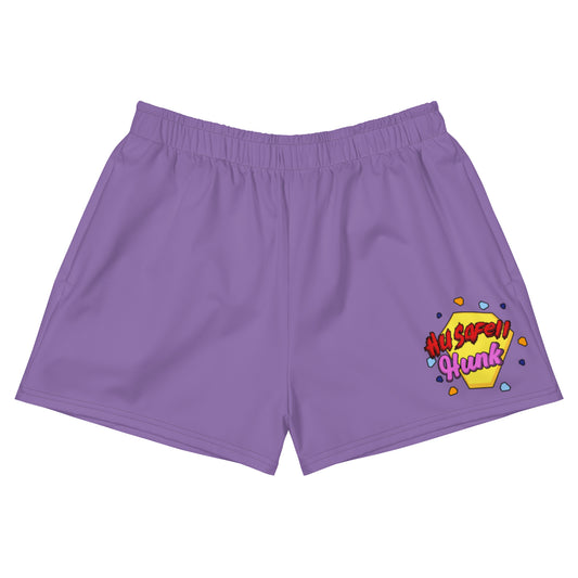 HUSAFELL HUNK Women’s Athletic Shorts (lavender)