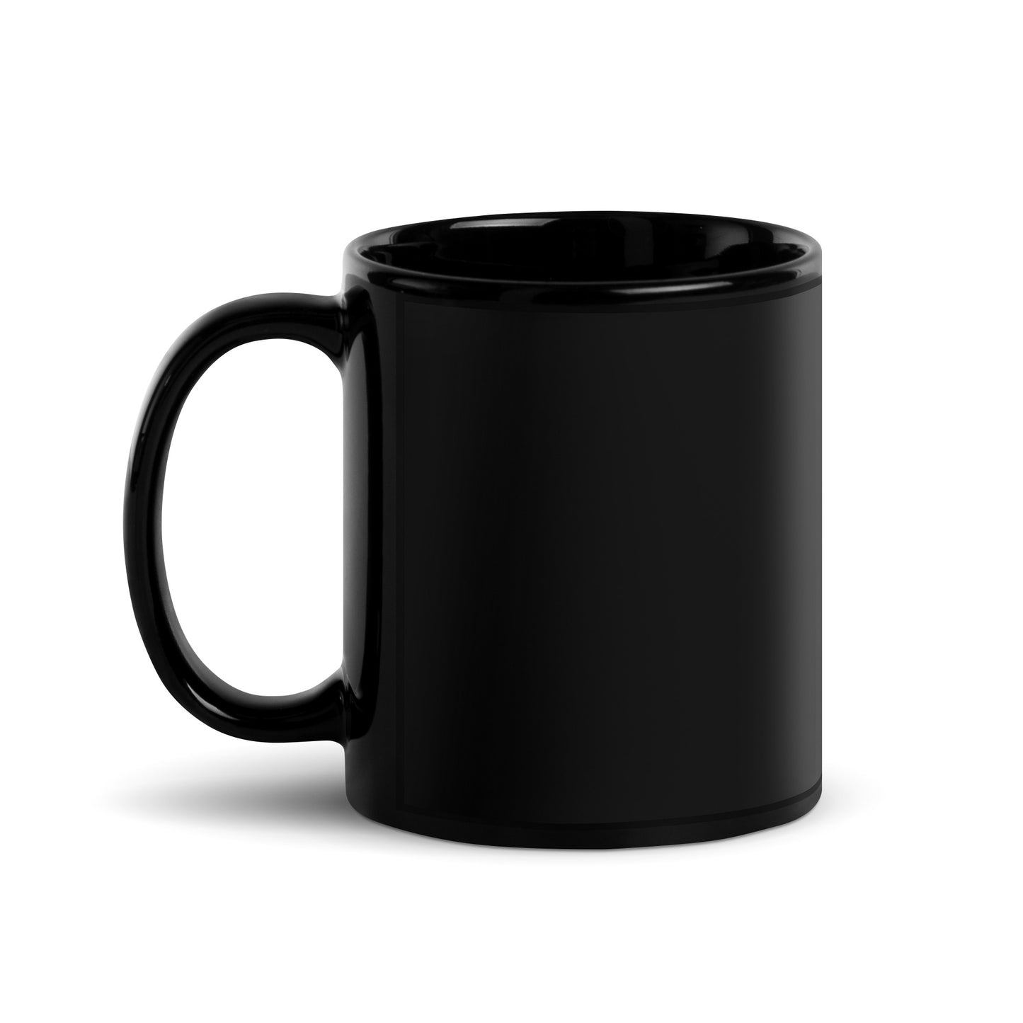Support Local Caffeine Addicts Black Glossy Mug