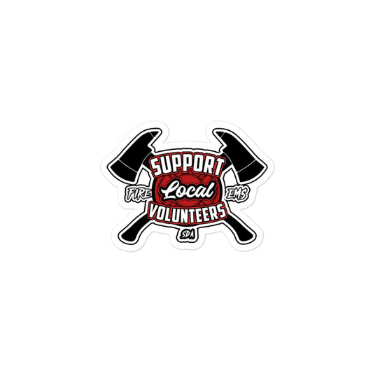 SUPPORT LOCAL SHIELD AND AXES Bubble-free stickers