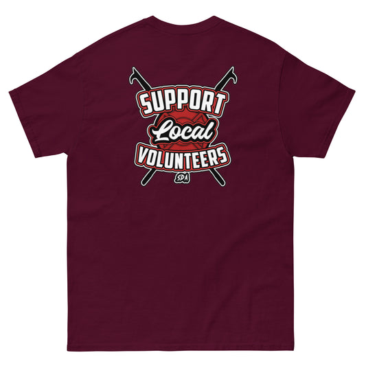 Support Volunteers Shield and Spears classic tee