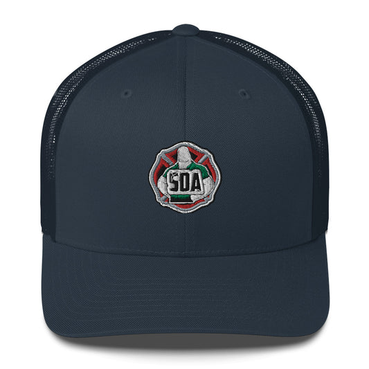 SDA FIRE LOGO Trucker Cap