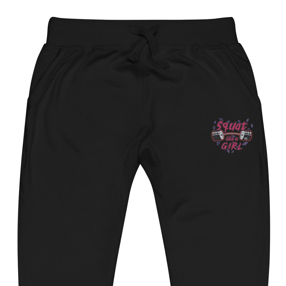 LIKE A GIRL fleece sweats