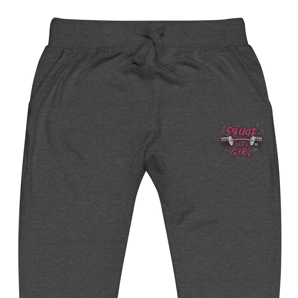 LIKE A GIRL fleece sweats