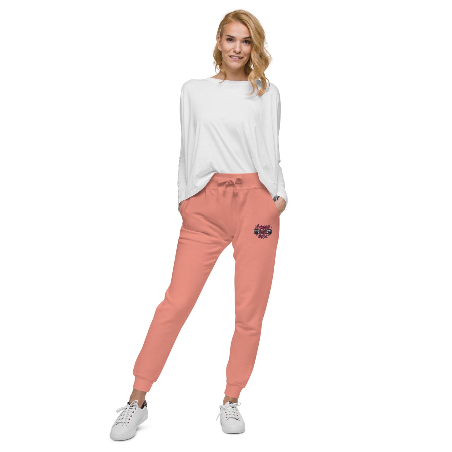 LIKE A GIRL fleece sweats