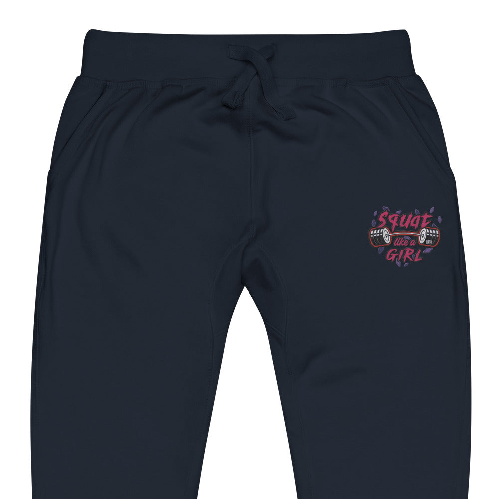 LIKE A GIRL fleece sweats