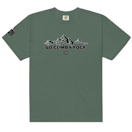 CLIMB A ROCK Unisex heavyweight tee