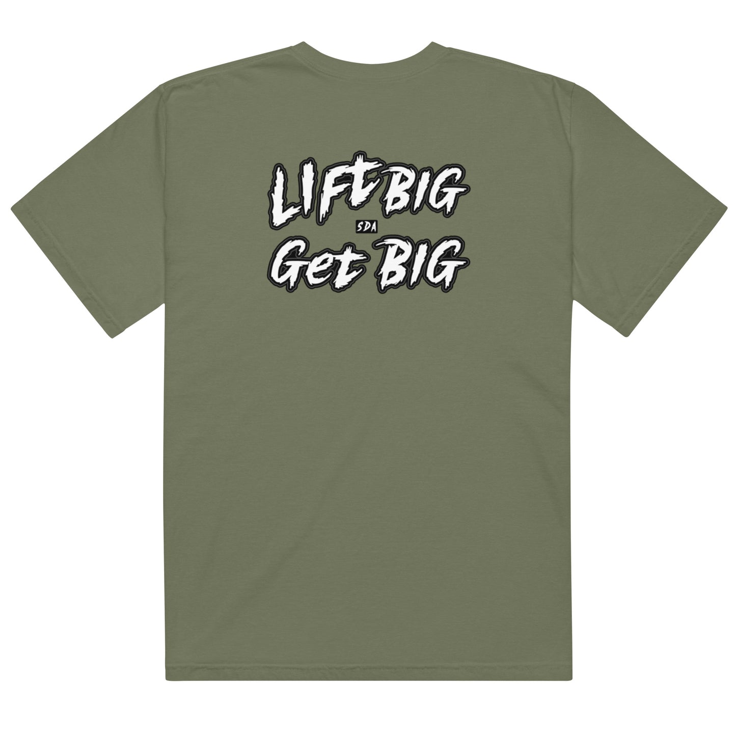 LIFT BIG GET BIG Unisex heavyweight tee