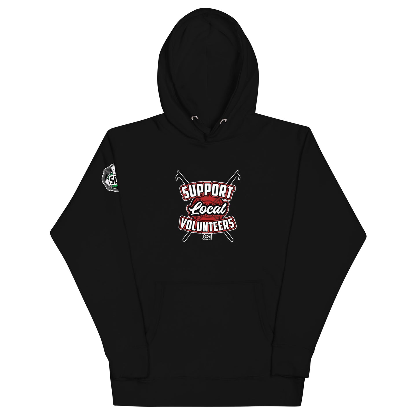 Support Local Shield and Spears Unisex Hoodie