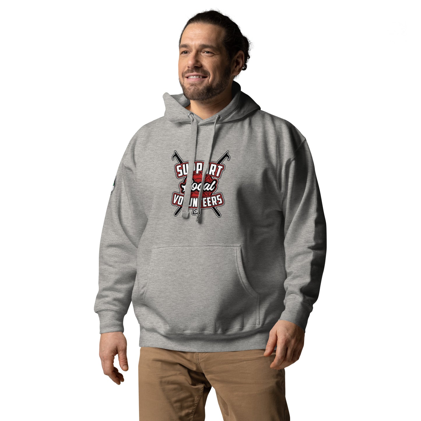 Support Local Shield and Spears Unisex Hoodie