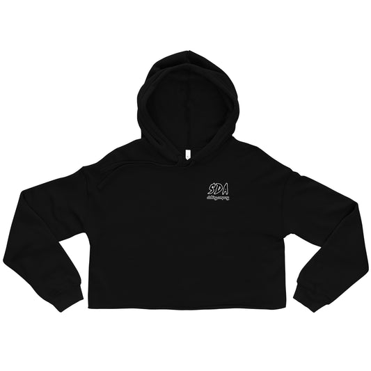 DUES ARE PAID Crop Hoodie